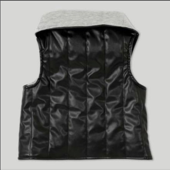 Afton Street Baby Kid Faux Leather Reversible Vest - Picture 4 of 6